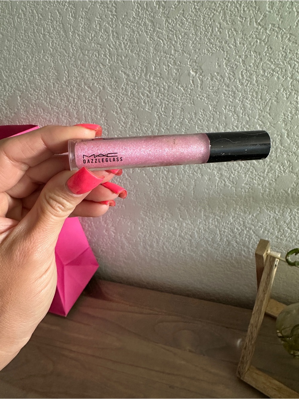 Mac cosmetics Dazzleglass Pink Shimmer Lip Gloss - 'Like Venus' DISCONTINUED